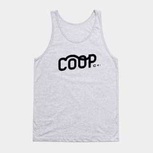 COOP CO Wordmark in Black Tank Top